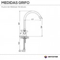 Robinet d'évier Mélangeur Bimando Verticale GF205