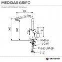 Robinet d'évier de Cuisine Osmose 3-Way GF314