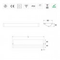 Bande de Led 230V 5500K Alba