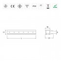 Profil de la Lumière Facile à Led 12V 5500K