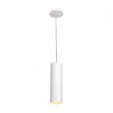 Lampe Sourire Tubulaire en Aluminium de Plafond Blanc E27 60W