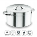 Casserole Haute avec Couvercle Chef-Aluminium