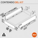 Cajon intérieur BLUM KIT SANS CONSEIL d'administration du Fonds de 50