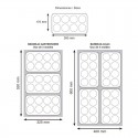 Moule En Forme De Petit Rectangle De 20 Cavités Silicone Pastryflex