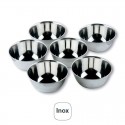 Set De 6 Petits Bols En Acier Inoxydable