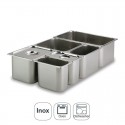 Seau Inox Gastronorm 2/1