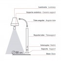 Lampe 2 Ampoules De Chauffage Infrarouge