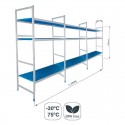 Rayonnage modulaire Triple 9 Étagères, Fond 385 mm Hauteur 1750 mm