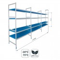 Rayonnage modulaire Triple 12 Étagères Fonds 385 mm Hauteur 1750 mm