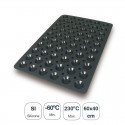 Moule Plaques De 60 Cavités En Silicone Noir