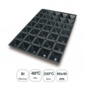 Moule Pyramides 35 Cavités En Silicone Noir