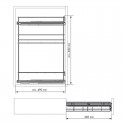 Module Amovible De Vin Face Avant Du Rack 3 Hauteurs