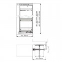 Colonne Amovible Rotary Despensero Cuisine