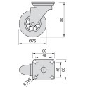 Roue Transparent Slip-on (4 pcs)