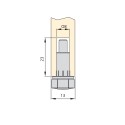 Pied de Calage à Base Hexagonale Écrou M6 (20 pcs)