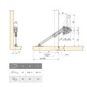 Bars pour Portes sur Charnières Force 20 - 70 kg x cm Emuca NSDX