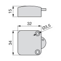 Interrupteur pour Porte de l'Armoire (10 pcs)