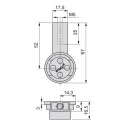 Barre de Penderie Rond D. 28 mm (2 pcs)