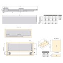 Tiroir de Cuisine et de salle de Bain Concept Emuca