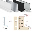 Profil Gola Horizontale En Haut De Cuisine En Acier Inoxydable