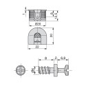 Kit Douille de Liaison fixe, et de Boulons (20 pcs)